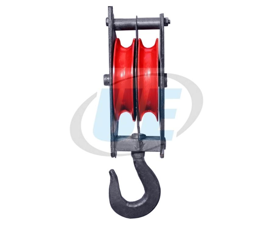 MANILA ROPE PULLEY BLOCK DOUBLE SHEEVE